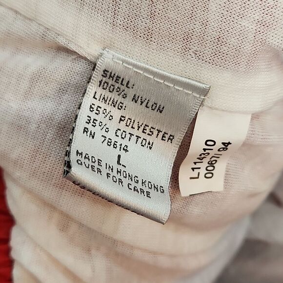 VTG Nylon 90's Beaded Red & Turquoise Track Suit Set - Picture 10 of 13